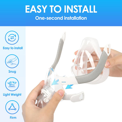 2 Packs Replacement Cushions for AirFit F20 Masks (M) - Optimal Comfort, Reliable Seal, Soft and Durable, Compatible with Original F20 Frame, Medium