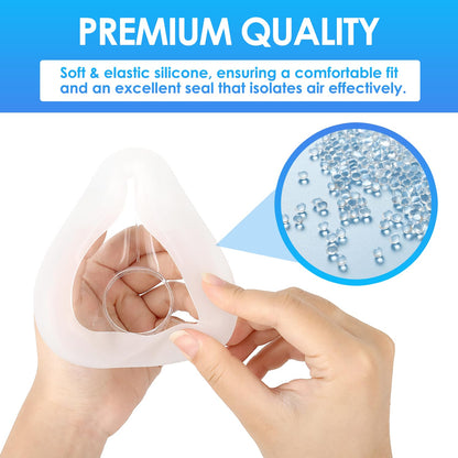 2 Packs Replacement Cushions for AirFit F20 Masks (M) - Optimal Comfort, Reliable Seal, Soft and Durable, Compatible with Original F20 Frame, Medium